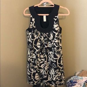 Black and White Laundry Dress